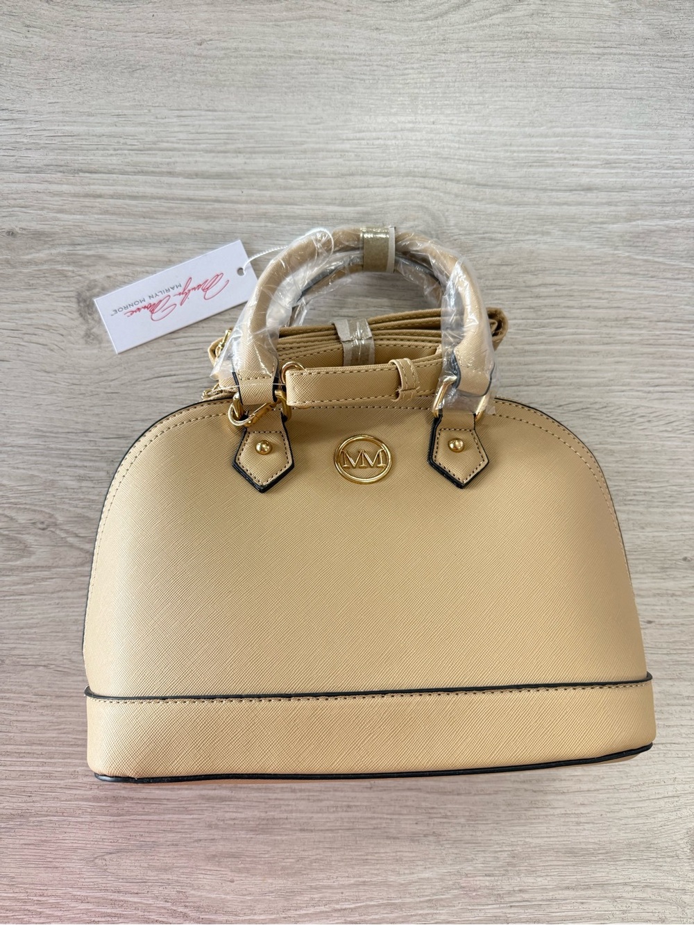 Marilyn Monroe Cream Dome Satchel Handbag